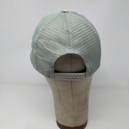 Fessler Bowman Mens Snapback Meshback Gray Camo Hat Size M/L Embroidered Logo