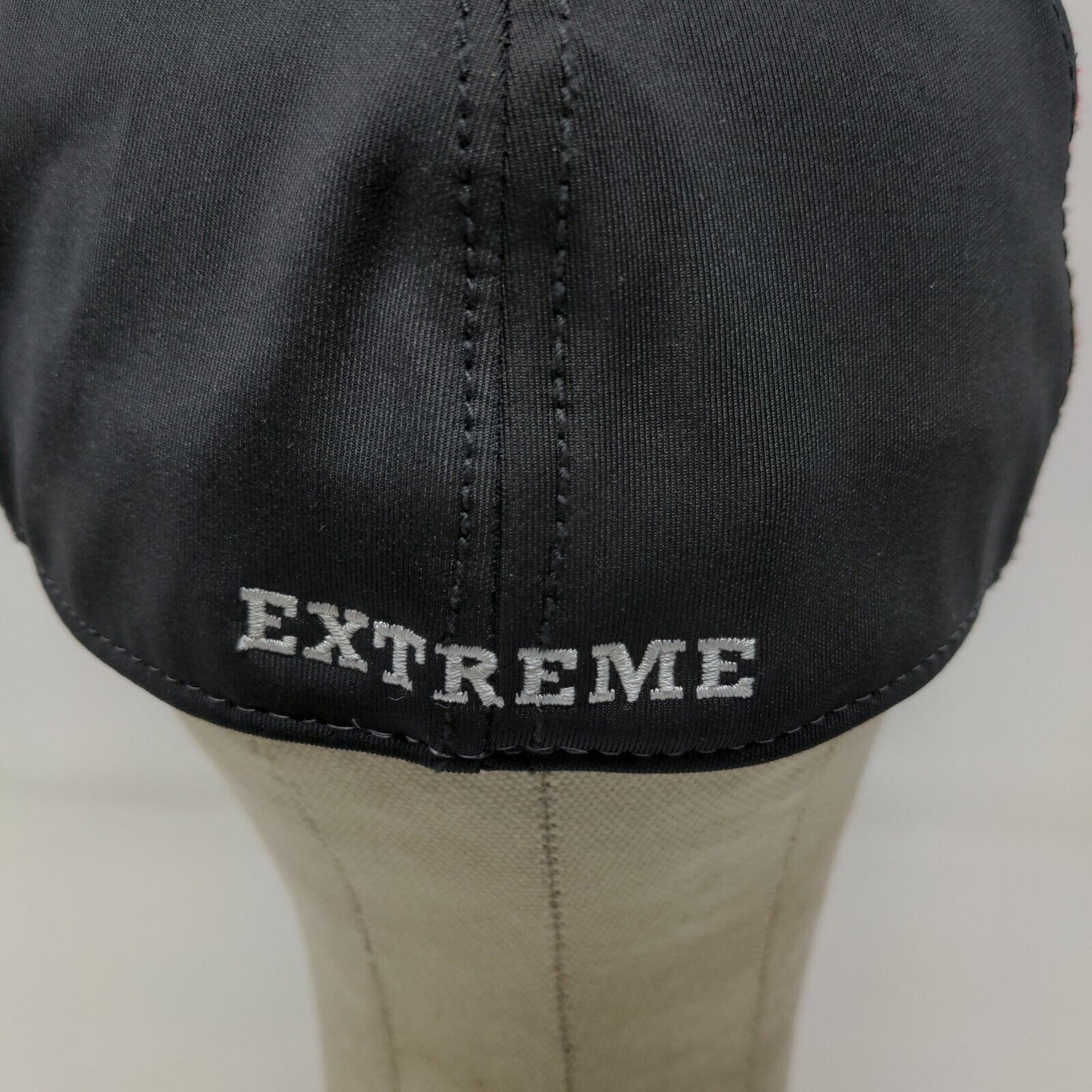 XG Extreme Mens Fitted Hat White Black Size M Embroidered Logo