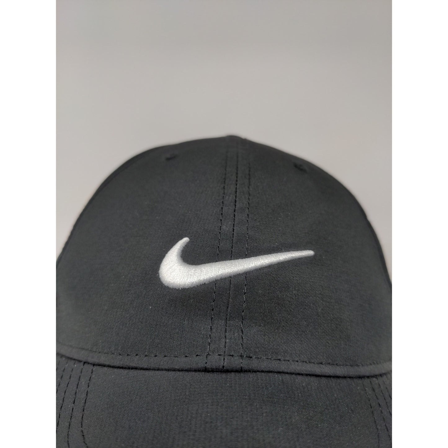 Nike Legacy91 Dri Fit Strapback Hat OSFM Black Embroidered Swoosh