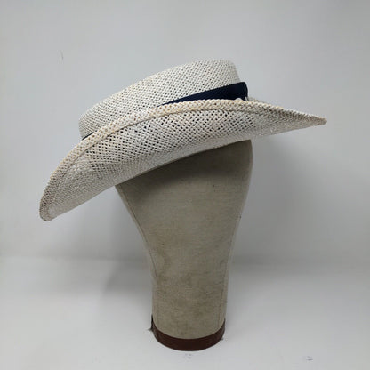 Allison Transmission Mens Panama Hat Cream OSFA Embroidered Logo Headband