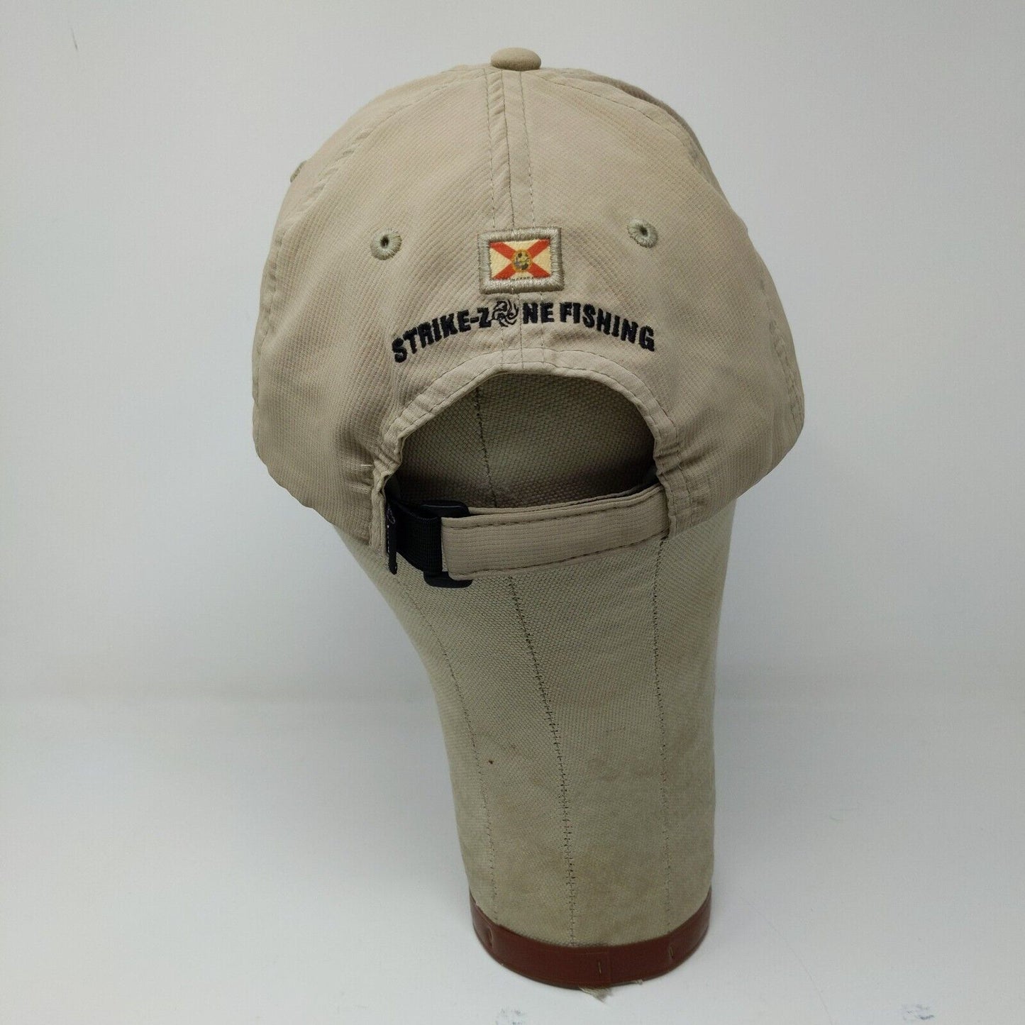 Strike Zone Fishing Hat Tan Baseball Cap Imperial Embroidered Adjustable OSFA