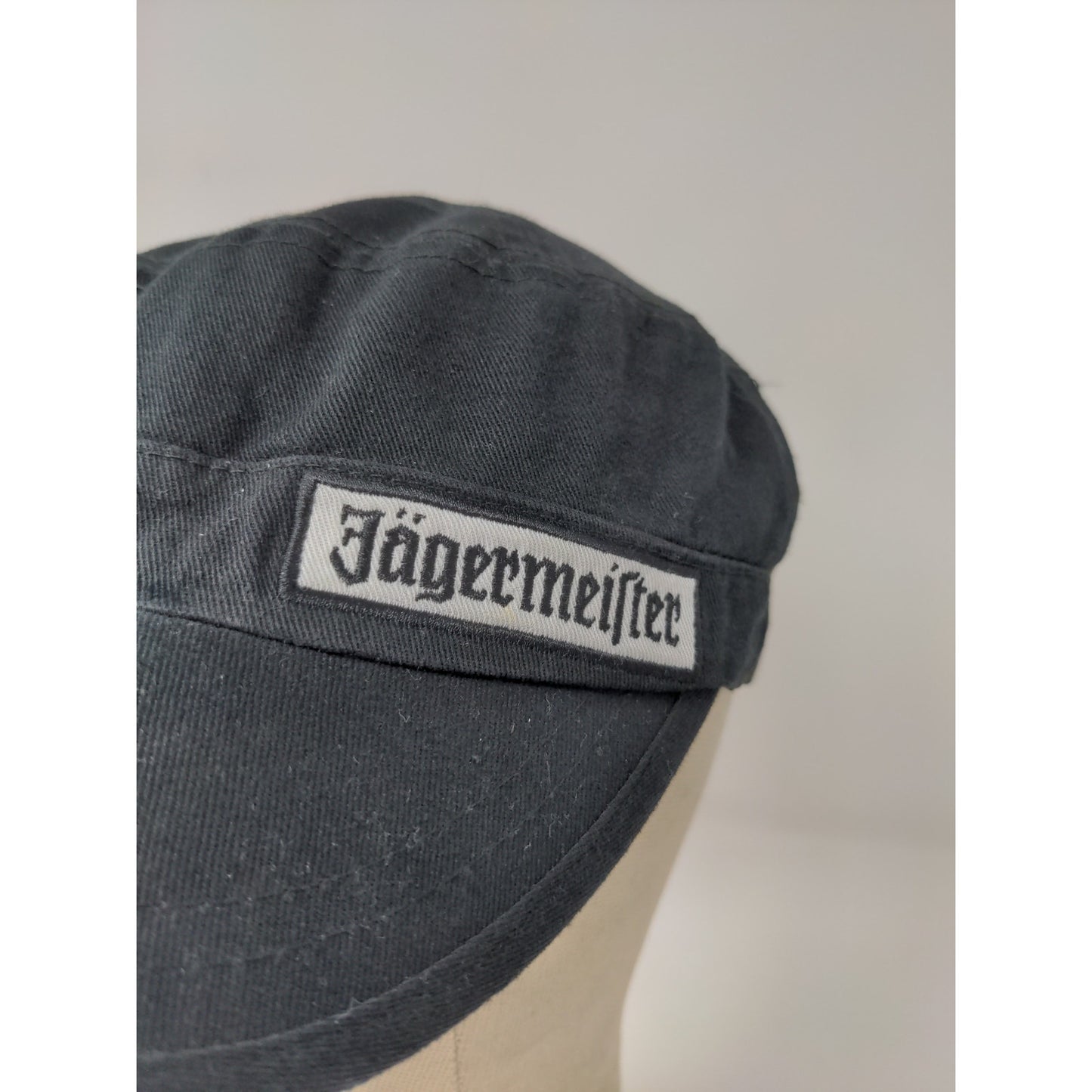 Jagermeister Strapback Hat Cap OSFA Black Embroidered & Tag Logo