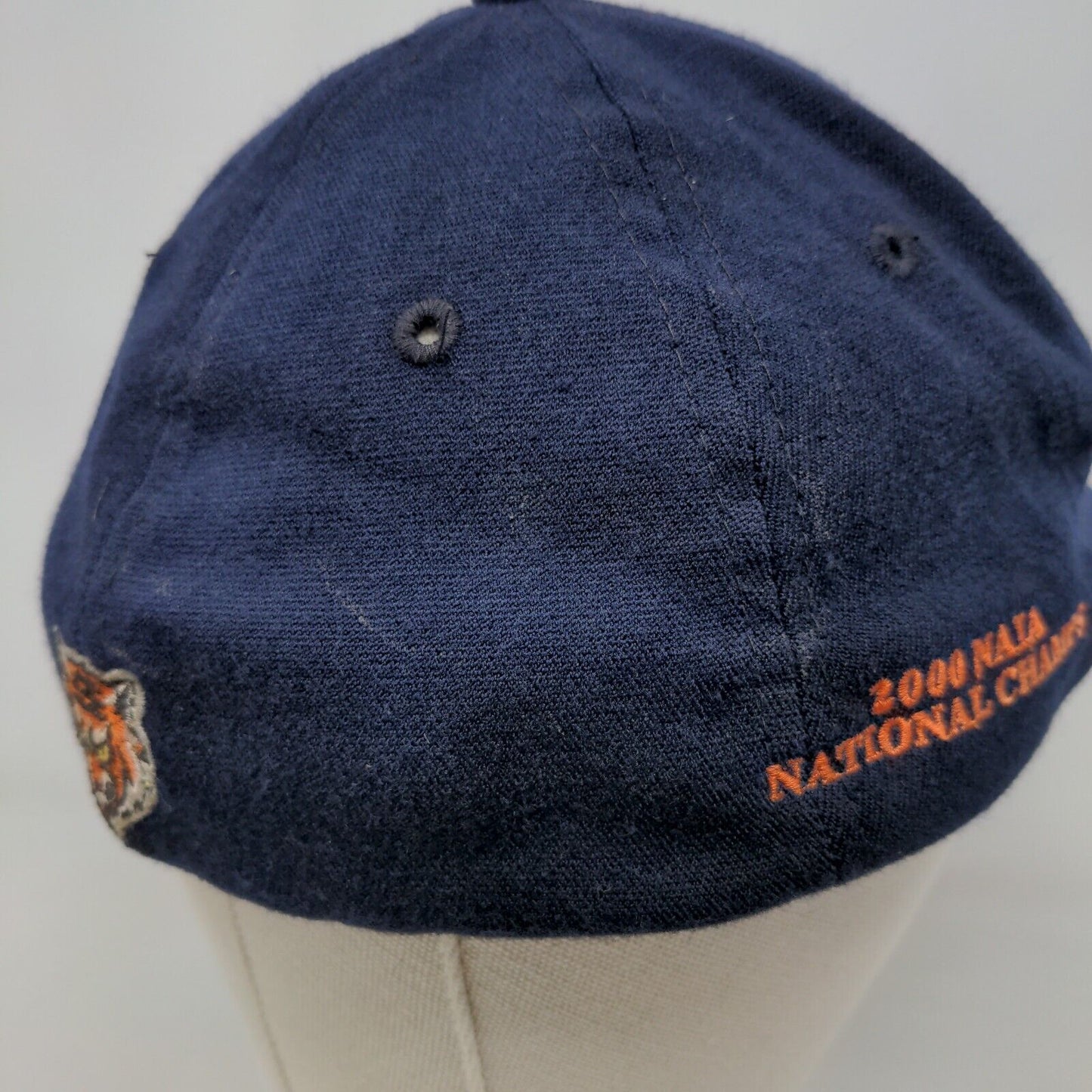 Headmaster Superflex Mens Fitted Hat Blue Embroidered GC Tiger Logo Vintage 2000