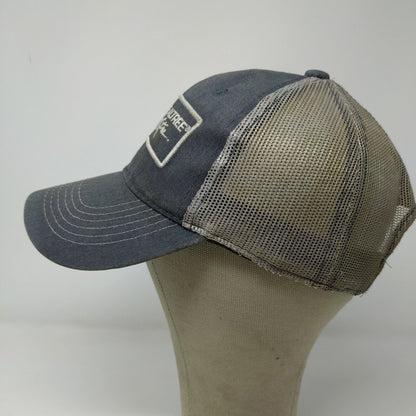 Realtree Xtra Men's Snapback Mesh Back Hat Gray Distressed Embroidered Logo
