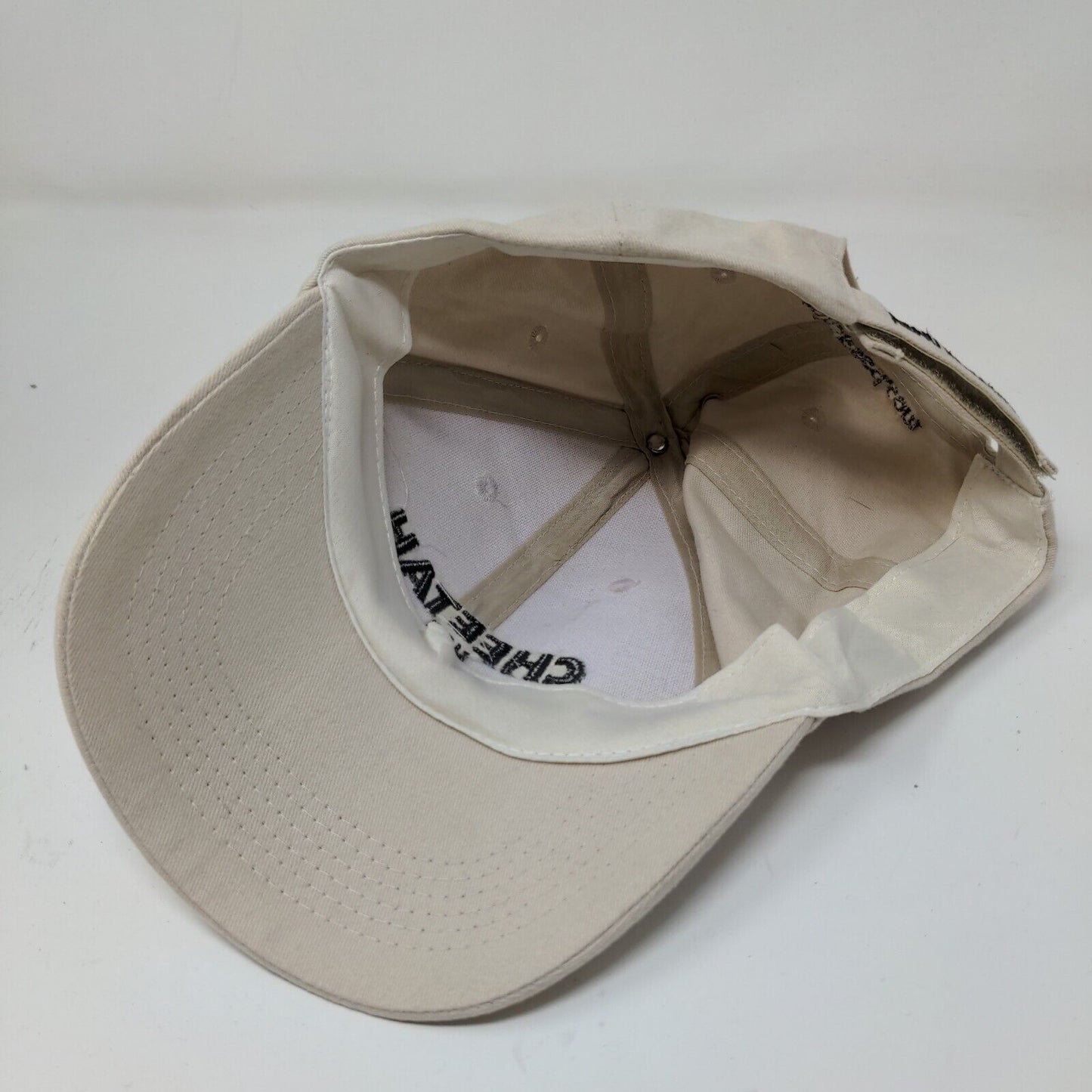 Cheeta USA Strapback Hat Tan Adjustable Embroidered Logo Renu With Style