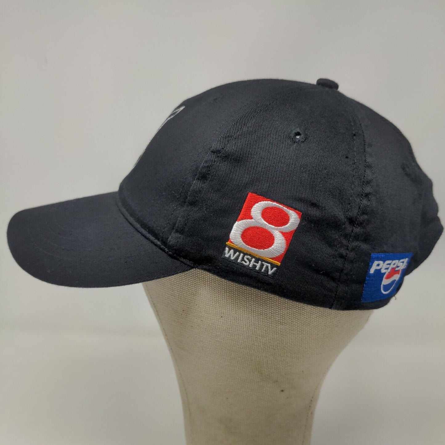 Indianapolis Indians Men's Snapback Hat Black OSFA Embroidered Logo