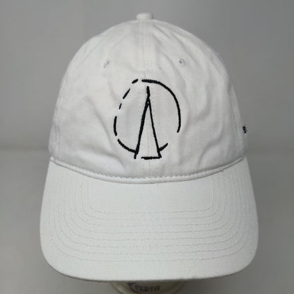 Sam Smith Men's Slideback Hat White Adjustable Embroidered Logo 100% Cotton