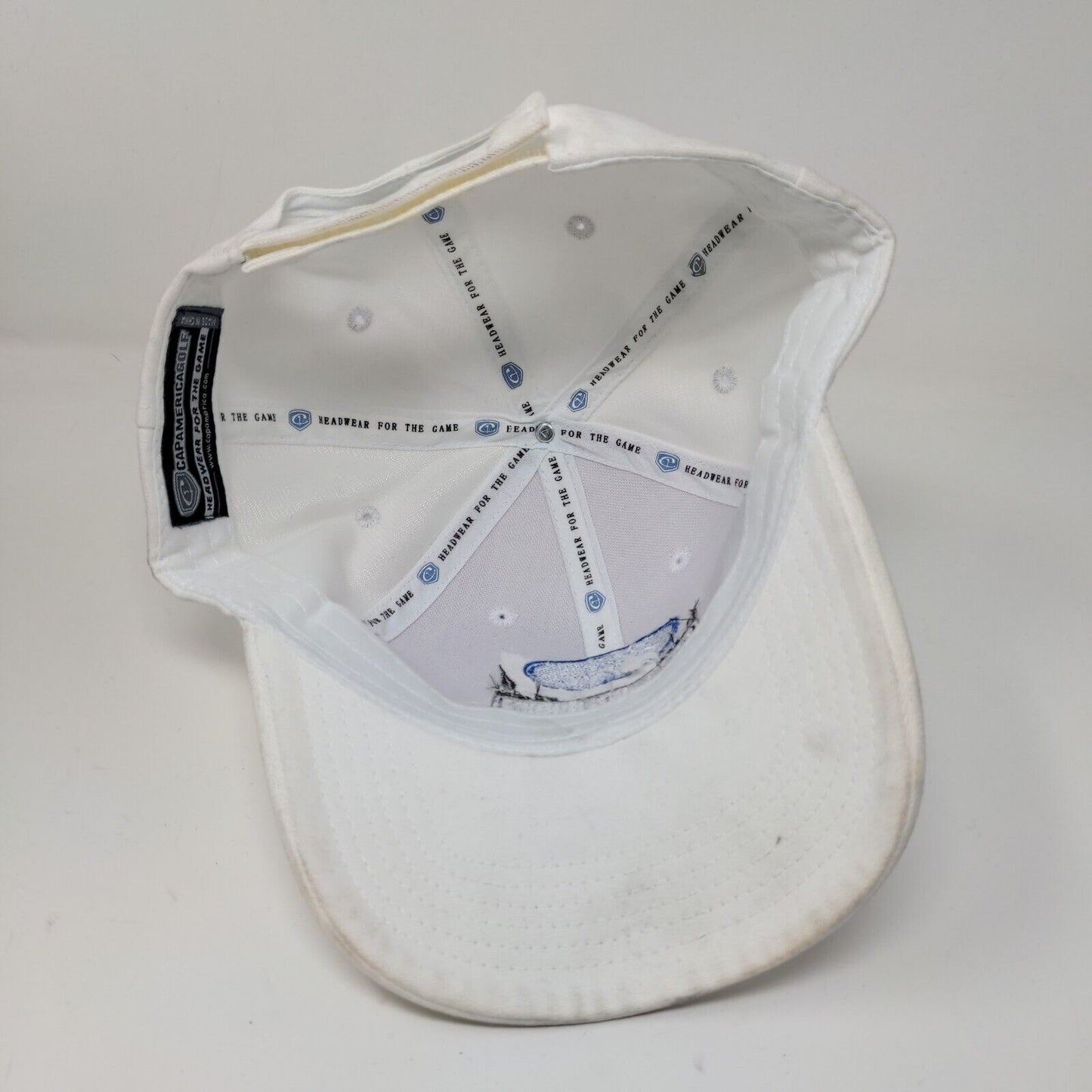 Ford Mens 2011 NHRA Manufacturers Cup White Adjustable Strapback Embroidered