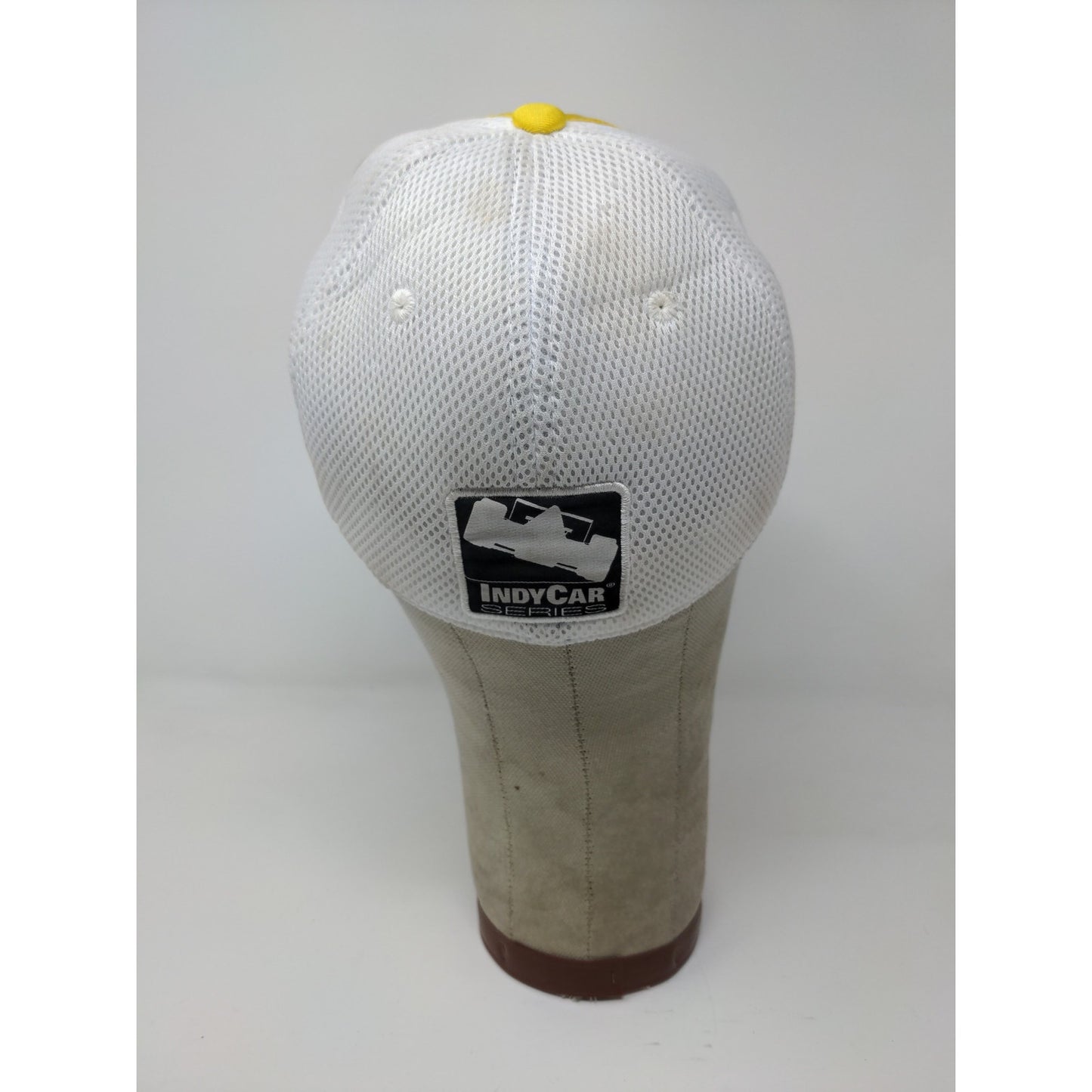 Menards Indy Car Series Vision Racing Hat #20 One Fit Yellow White Meshback