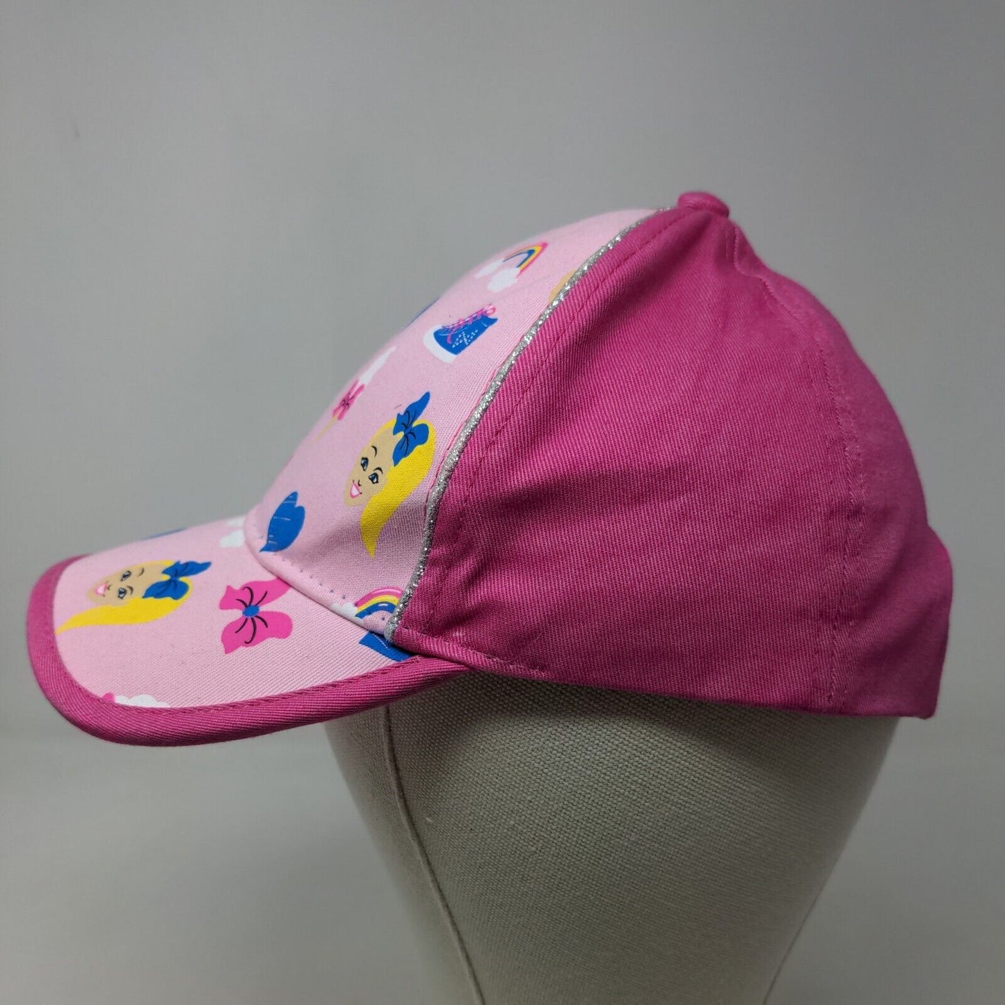 Nickelodeon Girl's Jojo Siwa Strapback Hat Pink One Size Graphic