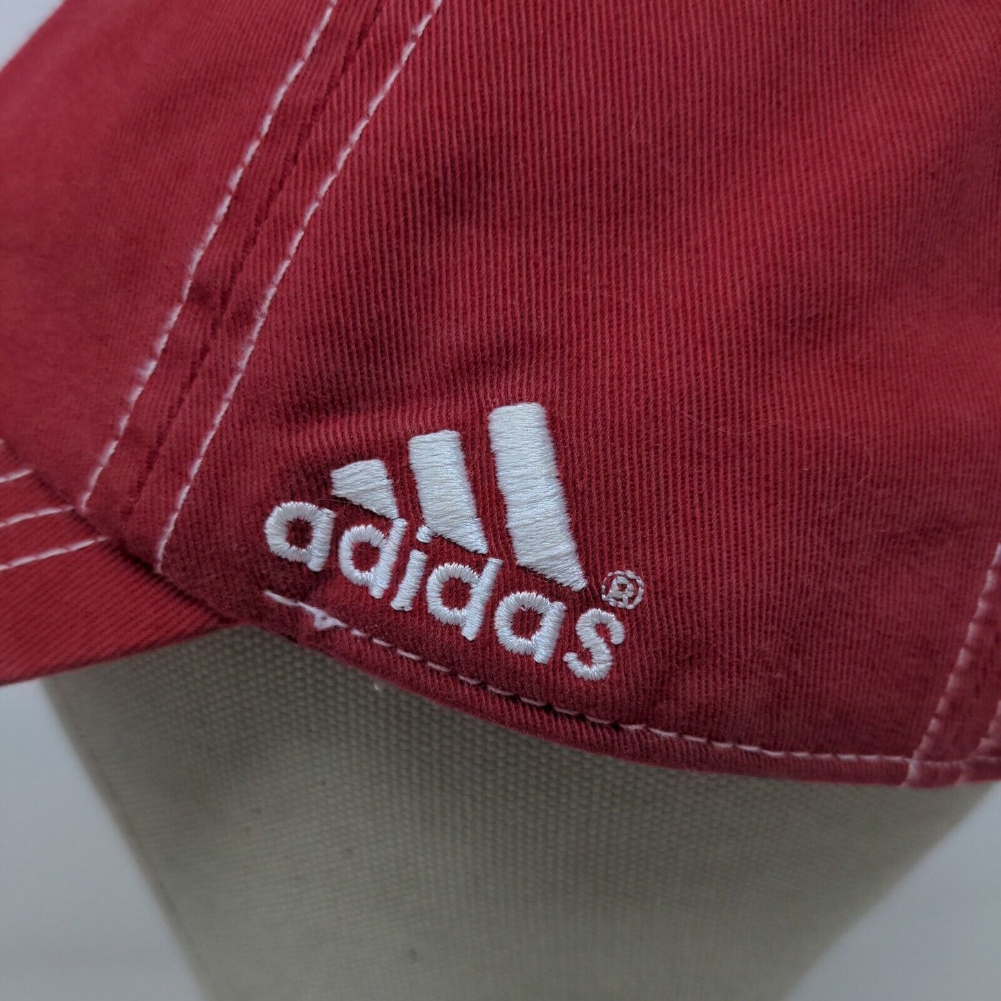 Adidas Indiana University Hoosiers Slideback Hat Red OSFM Embroidered Logo