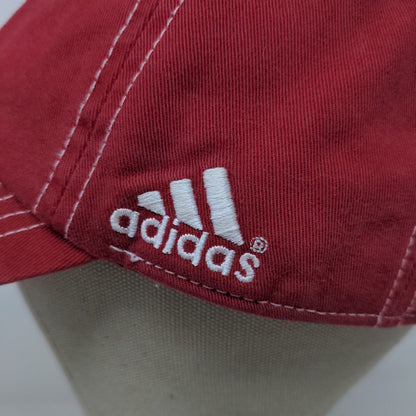 Adidas Indiana University Hoosiers Slideback Hat Red OSFM Embroidered Logo