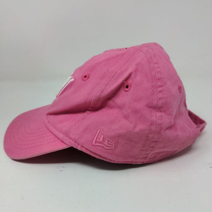 New Era 9twenty Girls Slideback Hat Pink Size Toddler Embroidered Logo