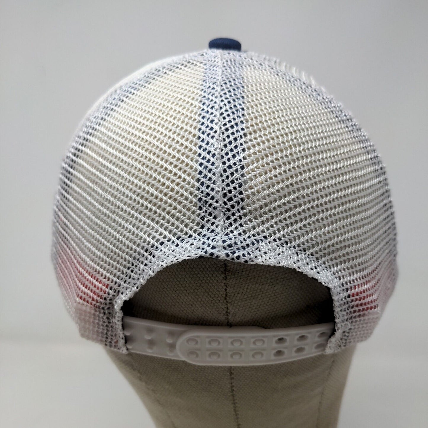 Valvoline Men's Snapback Mesh Back Hat Blue White OSFA Embroidered Logo
