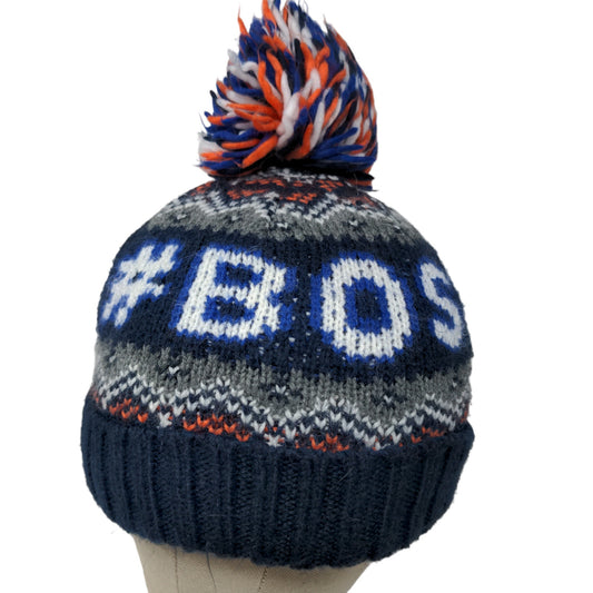 The Children's Place Baby Beanie Hat Knit Blue S 12-24 Months Fair Isle #Boss