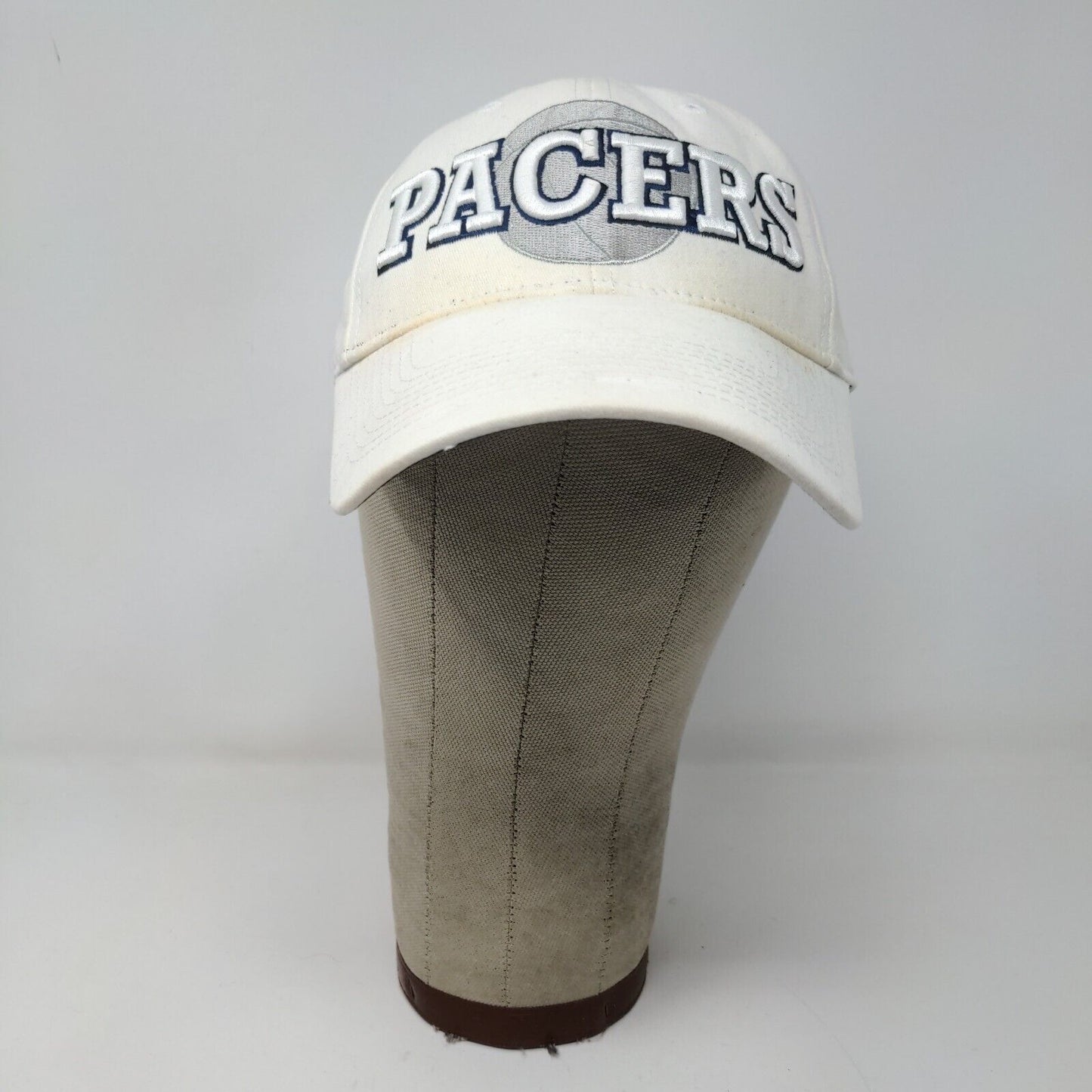 Drew Pearson Mens NBA Indiana Pacers Strapback Hat White OSFA Embroidered Logo