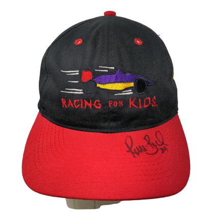 Otto Mens Racing for Kids Snapback Hat Black OSFA Autographed Signed Robbie Buhl