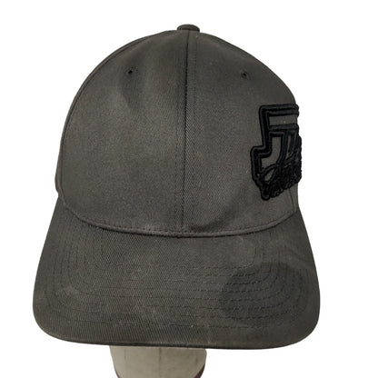 Yupoong Men's FlexFit JDK Fitted Hat Gray Size L/XL Embroidered Logo