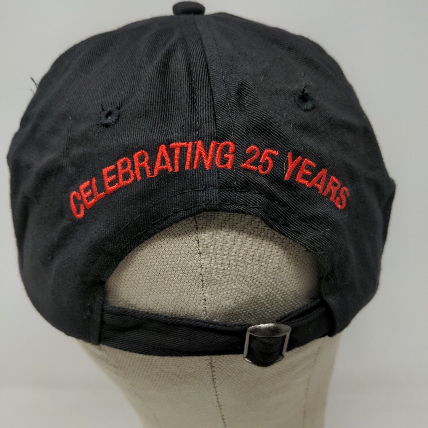 John Force Racing Castrol Oil 25 Year Celebration Slideback Cap Hat Black