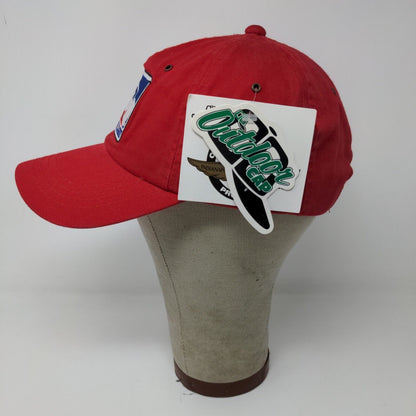 Indy Racing League Hat Red OSFA Slideback Embroidered Logo W/Tags