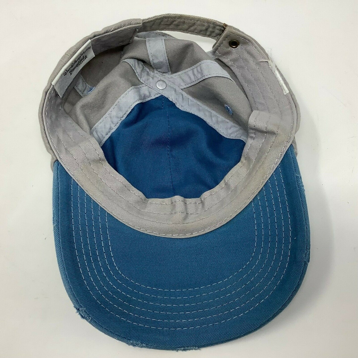 Walt Disney World Disneyland Resort Donald Duck Distressed Hat Blue Slideback