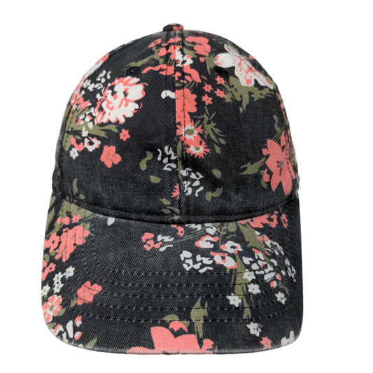 Unbranded Women's Strapback Hat Multicolor Floral Pattern OSFM