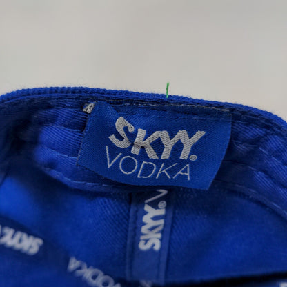 Skyy Vodka Men's Snapback Hat Blue Adjustable Embroidered Dirty Martini Logo