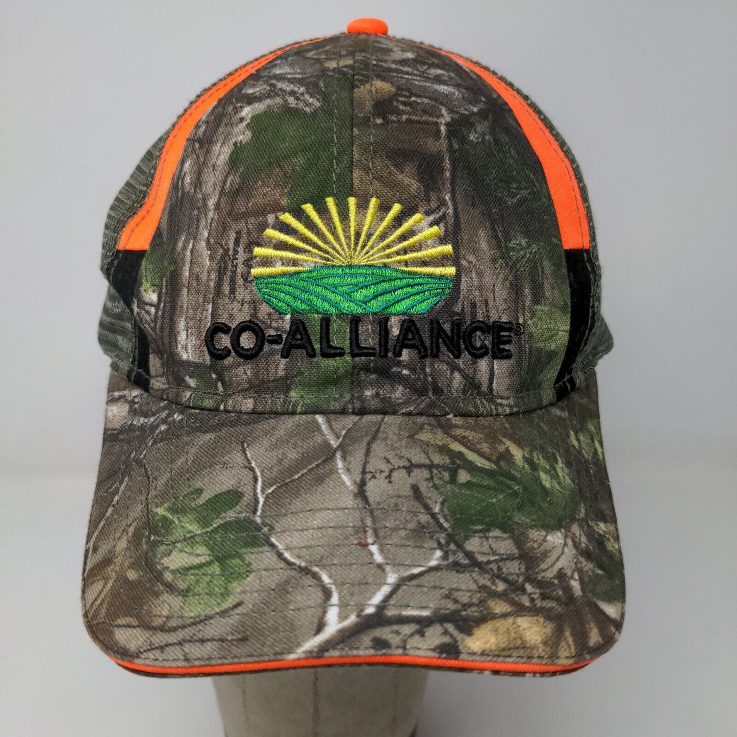 Country Mark Men's Snapback Mesh Back Hat Green Camo OSFA Co-Alliance Seeds