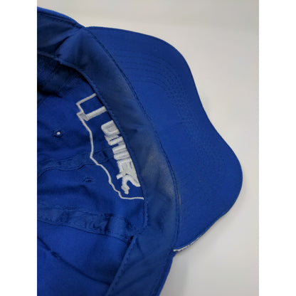 Lowe's Employee Strapback Hat Blue Embroidered Logo 100% Cotton