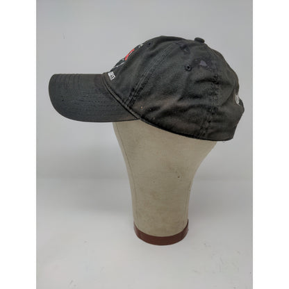 ESPN Jim Beam Next Round Drink Smart Strapback Hat OSFA Black Embroidered