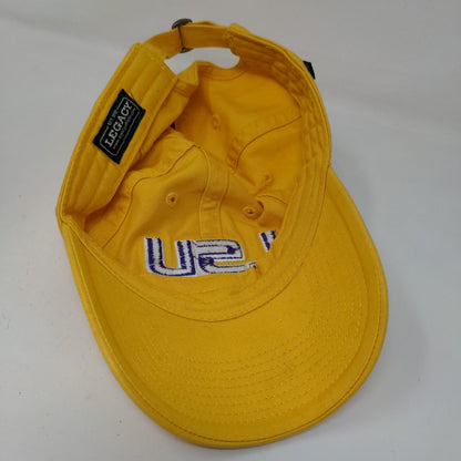 Louisiana State University Tigers Men's Slideback Hat Yellow Adjustable