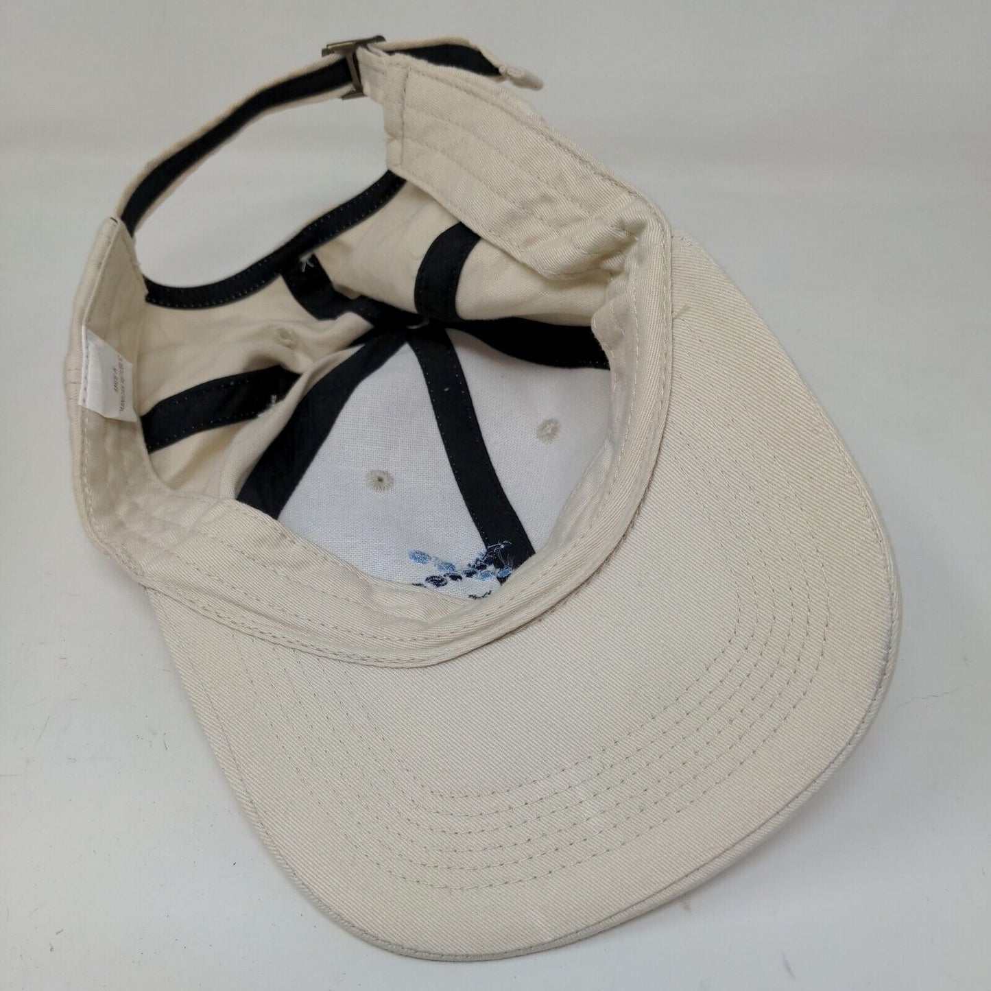 BlueLinx Men's Slideback Hat Tan Adjustable Embroidered Logo Tech