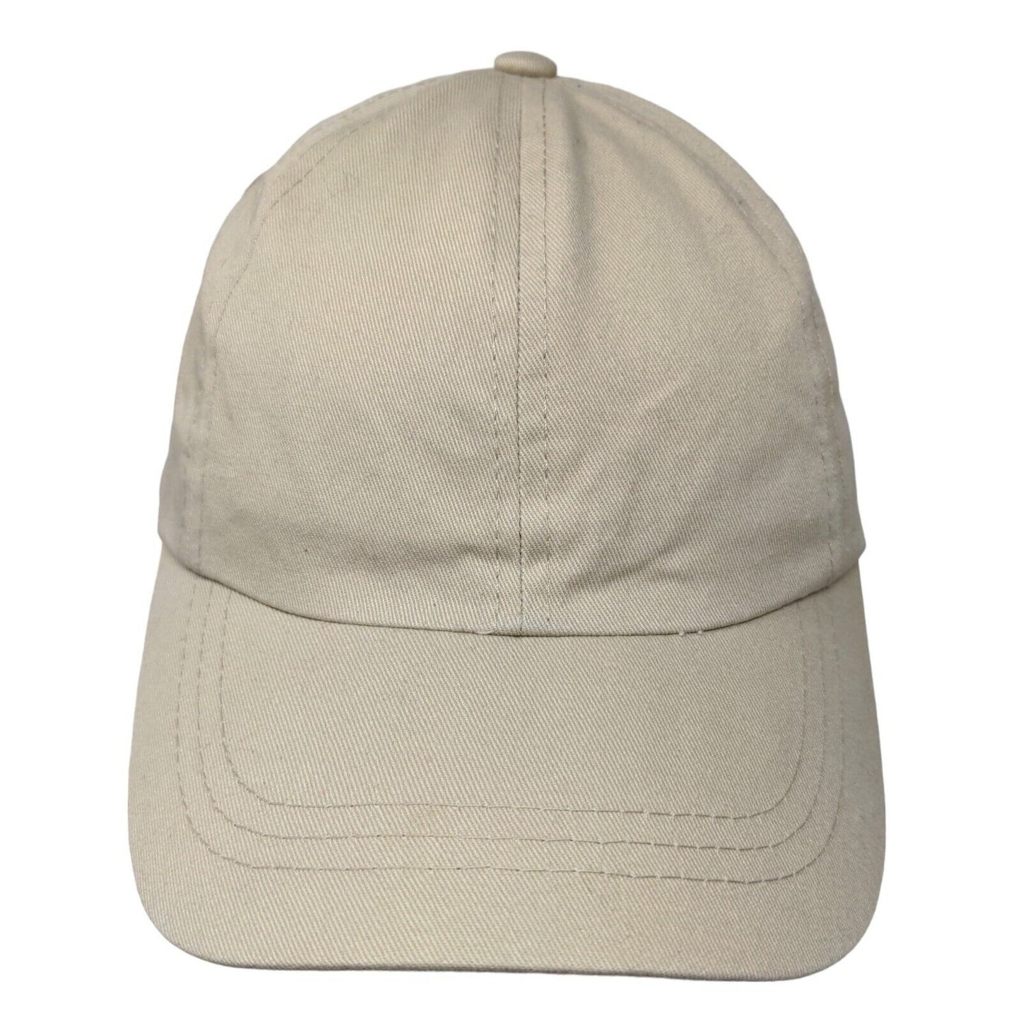 Unbranded Men's Strapback Hat Tan Adjustable Blank Vent Holes