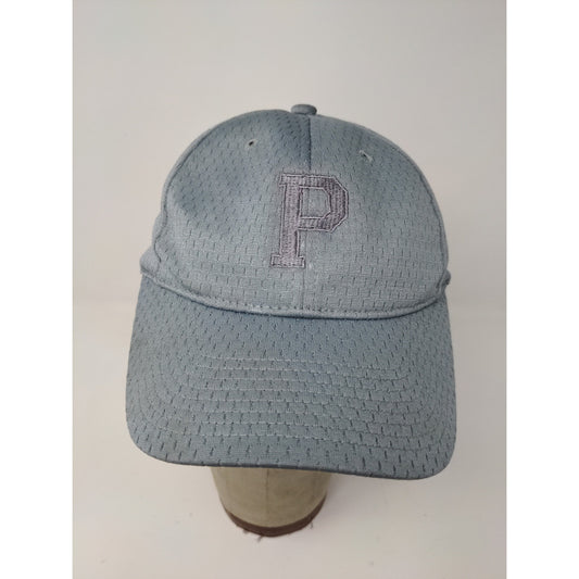 Boys Youth Strapback Hat Embroidered P Gray Port Authority Cap