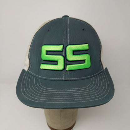 Vintage NASCAR Driver #55 Lime Green / Black Embroidered Baseball Hat