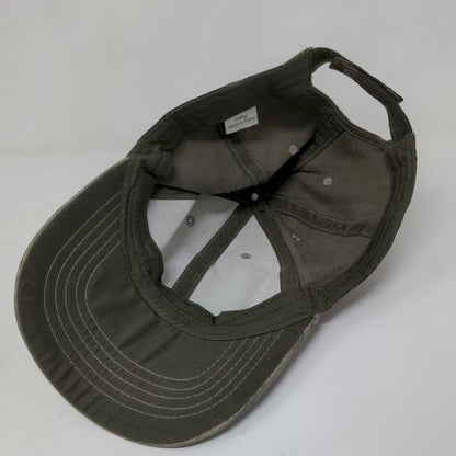 Unbranded Men's Strapback Hat Green Camo OSFM Blank Adjustable