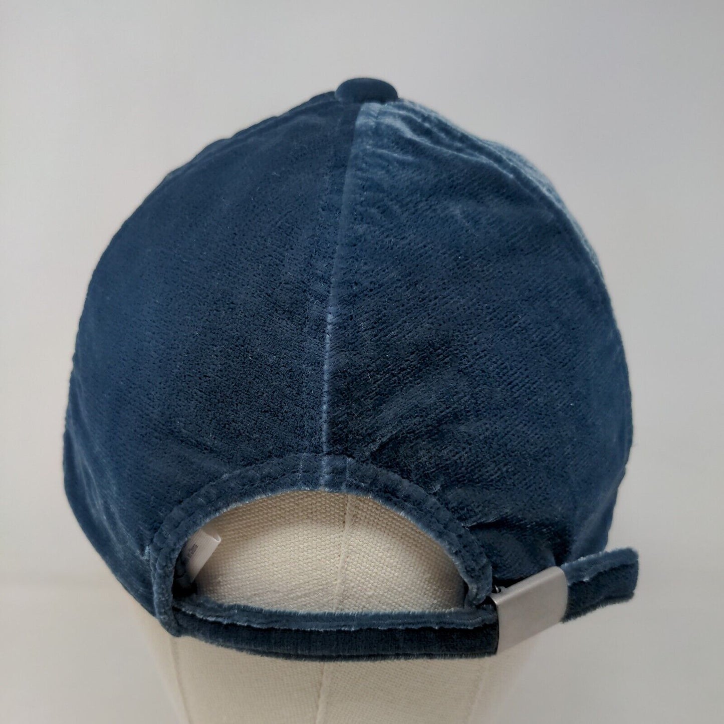 Gymboree Girl's Slideback Hat Blue Size M/L Velour Soft Polyester Blend Blank