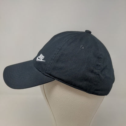 Nike S1ze Heritage 86 Men's Slideback Hat Black OSFM Embroidered Logo Swoosh