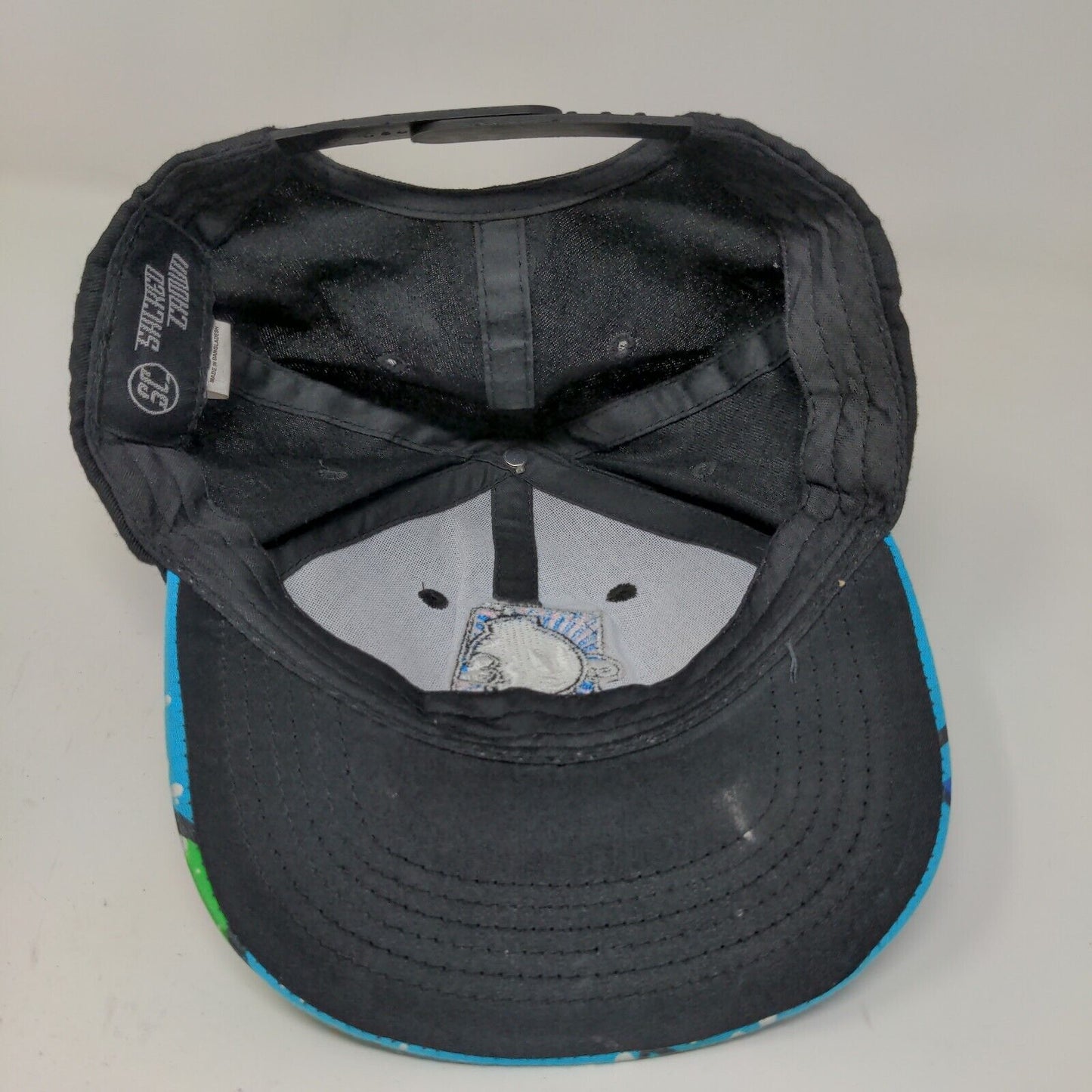 Sacred Crown Men's Snapback Hat Black OSFA Embroidered Bomb Logo Wham Boom