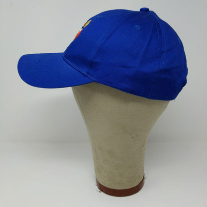 International Rotary Club Queensboro USA Mexico Flag Blue Hat Cap Adjustable