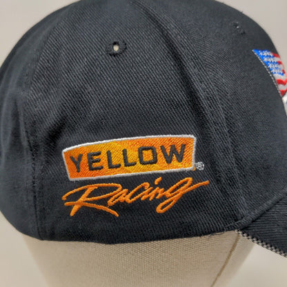 Fleet Pride Motorsports Men's Strapback Hat Black Embroidered #70 Yellow Racing