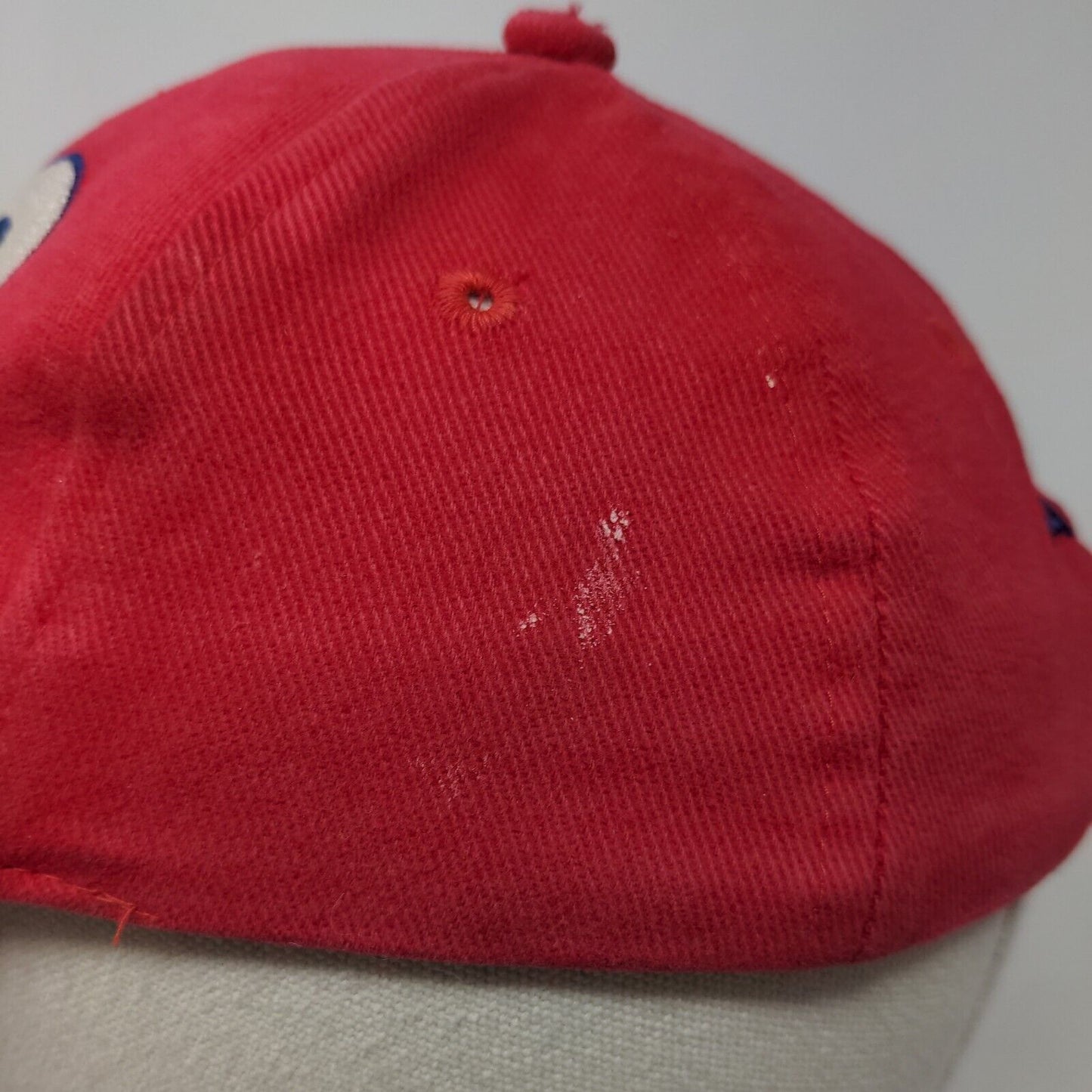 Sesame Street Boy's Stretchy Hat Red Elmo Gear Embroidered Face Cotton