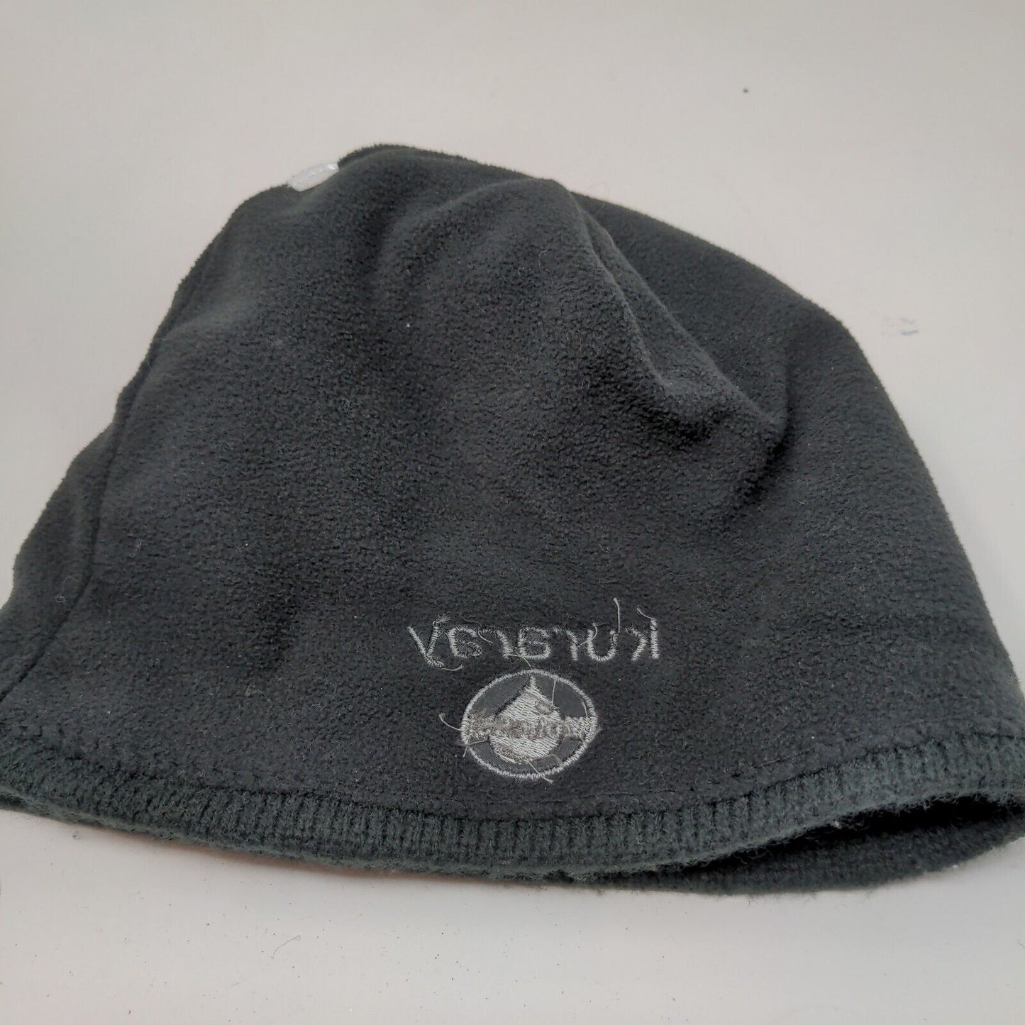 Unbranded Men's Knit Beanie Hat Cap Black Mono Sol Embroidered Logo