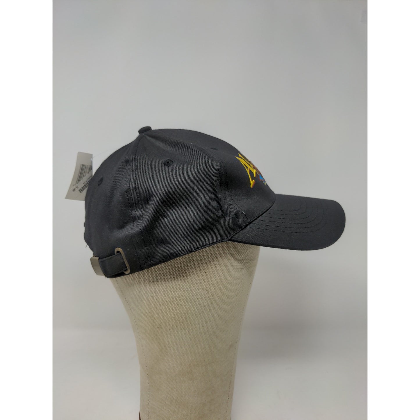 Alaska Dockside Traders Slideback Hat New With Tags Black Embroidered Eagle