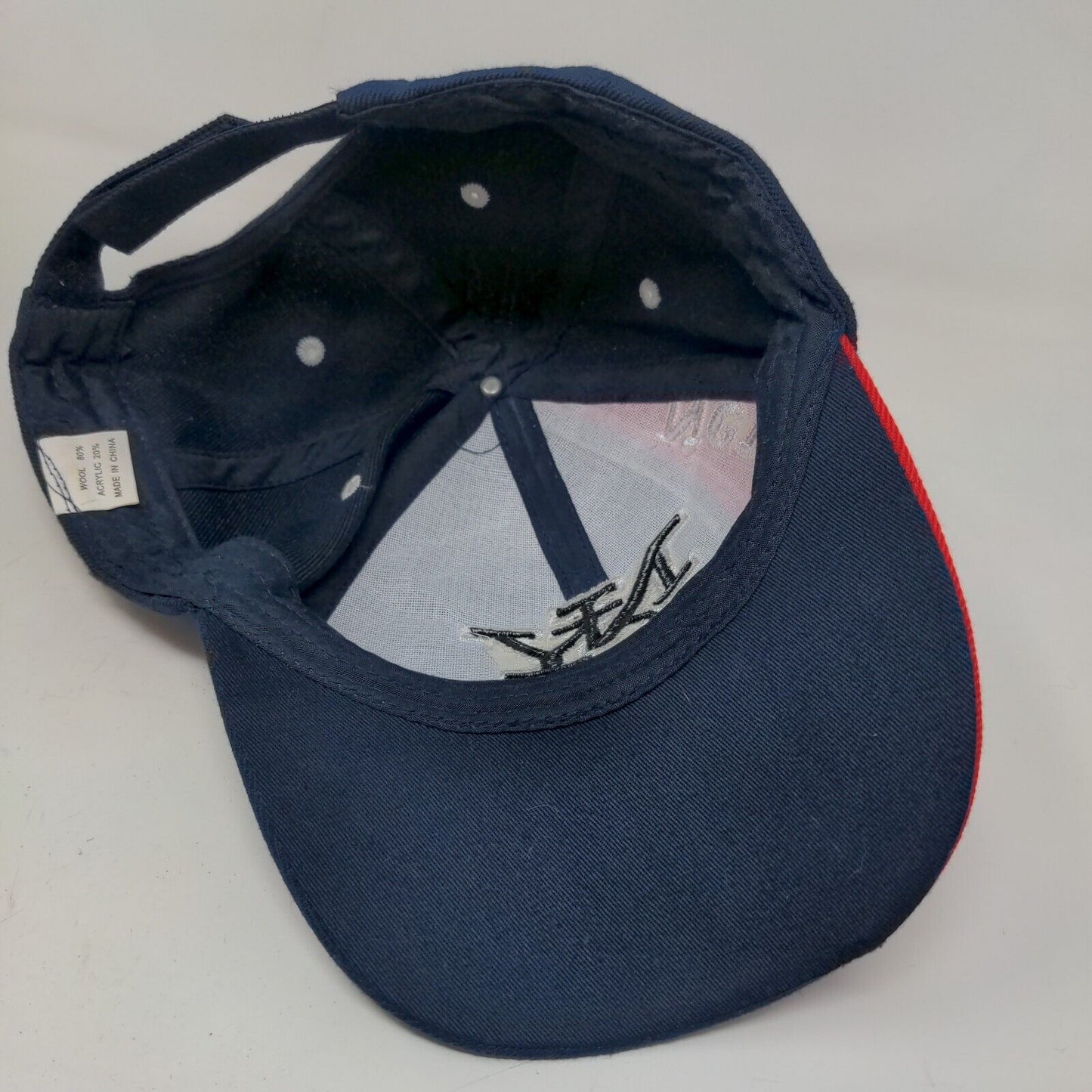 Unbranded Men's Strapback Hat Blue Adjustable Embroidered NYC New York City Logo