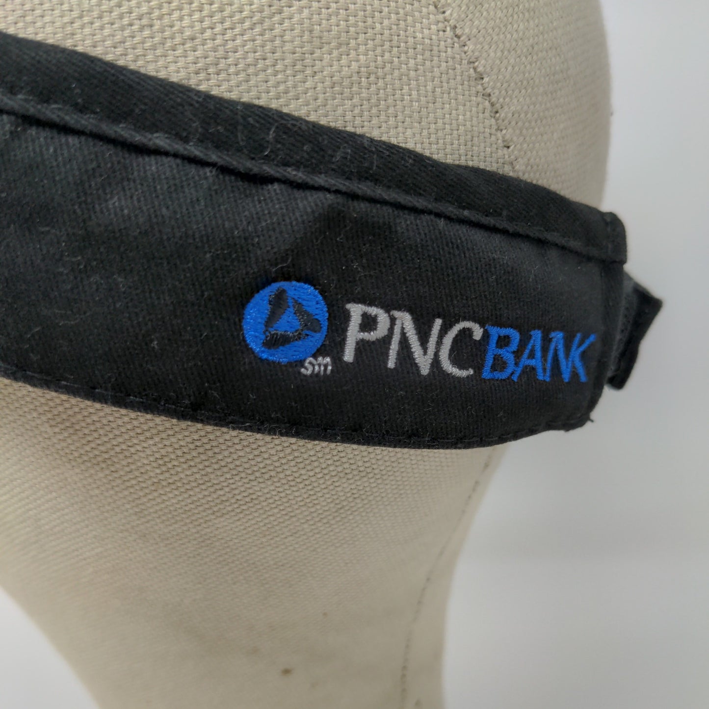 MLB Pittsburgh Pirates PNC Bank Sun Visor Hat Black Gold Embroidered OSFA