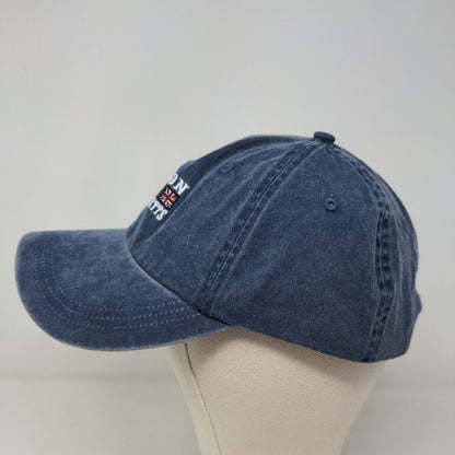 Ahead Men's Slideback Hat Blue Adjustable Embroidered Boston Massachusetts Logo