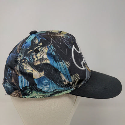 Batman Boy's Snapback Hat Multicolor S/M 4-7 Years All Over Print Embroidered