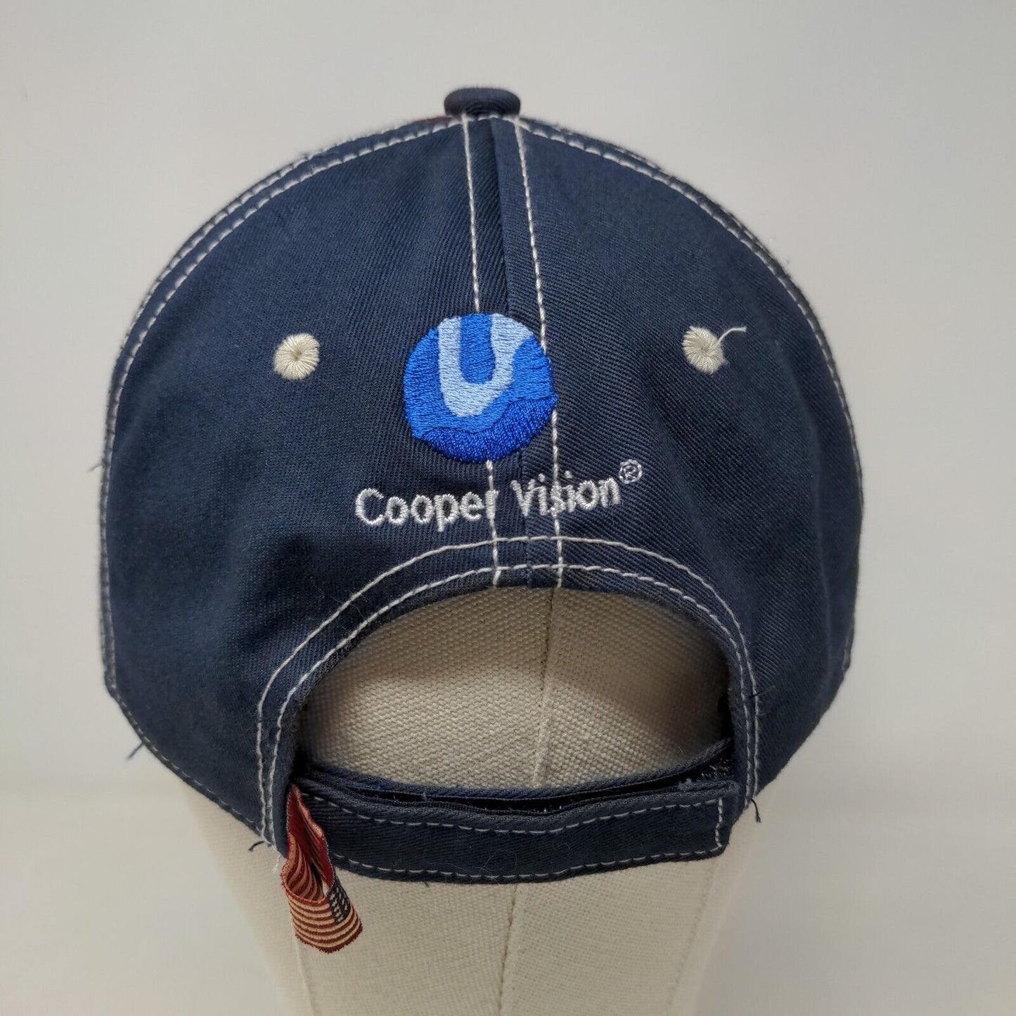 OC Sports Men's Strapback Hat Blue Size Adult Embroidered Logo