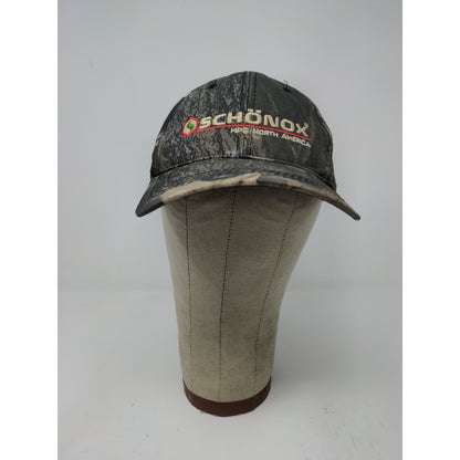 Schonox HPS North America Camo Strapback Hat OSFM Embroidered Logo OC Cap